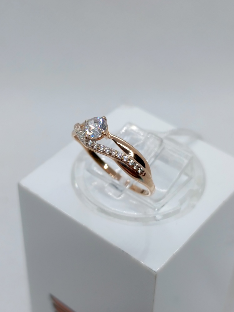 КОЛКМИ585 КОЛЬЦО С КАМНЯМИ (Au 585)
