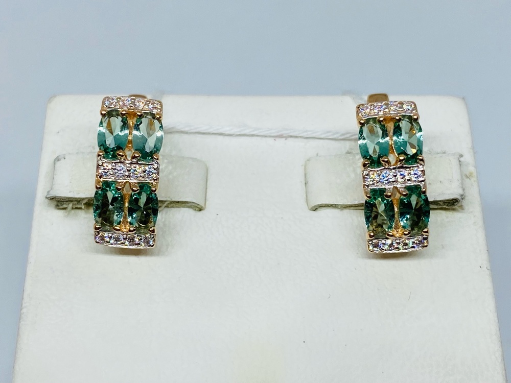 СКМИ585 СЕРЬГИ С КАМНЯМИ (Au 585) СКМИ585 СЕРЬГИ С КАМНЯМИ (Au 585)