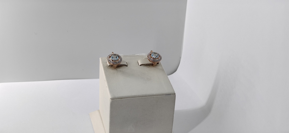 СКМИ585 СЕРЬГИ С КАМНЯМИ (Au 585) СКМИ585 СЕРЬГИ С КАМНЯМИ (Au 585)