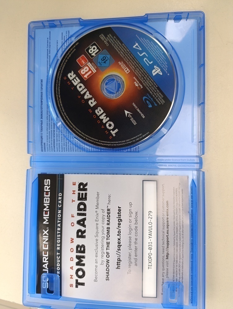 Игра Playstation 4 Shadow Of The Tomb Rider
