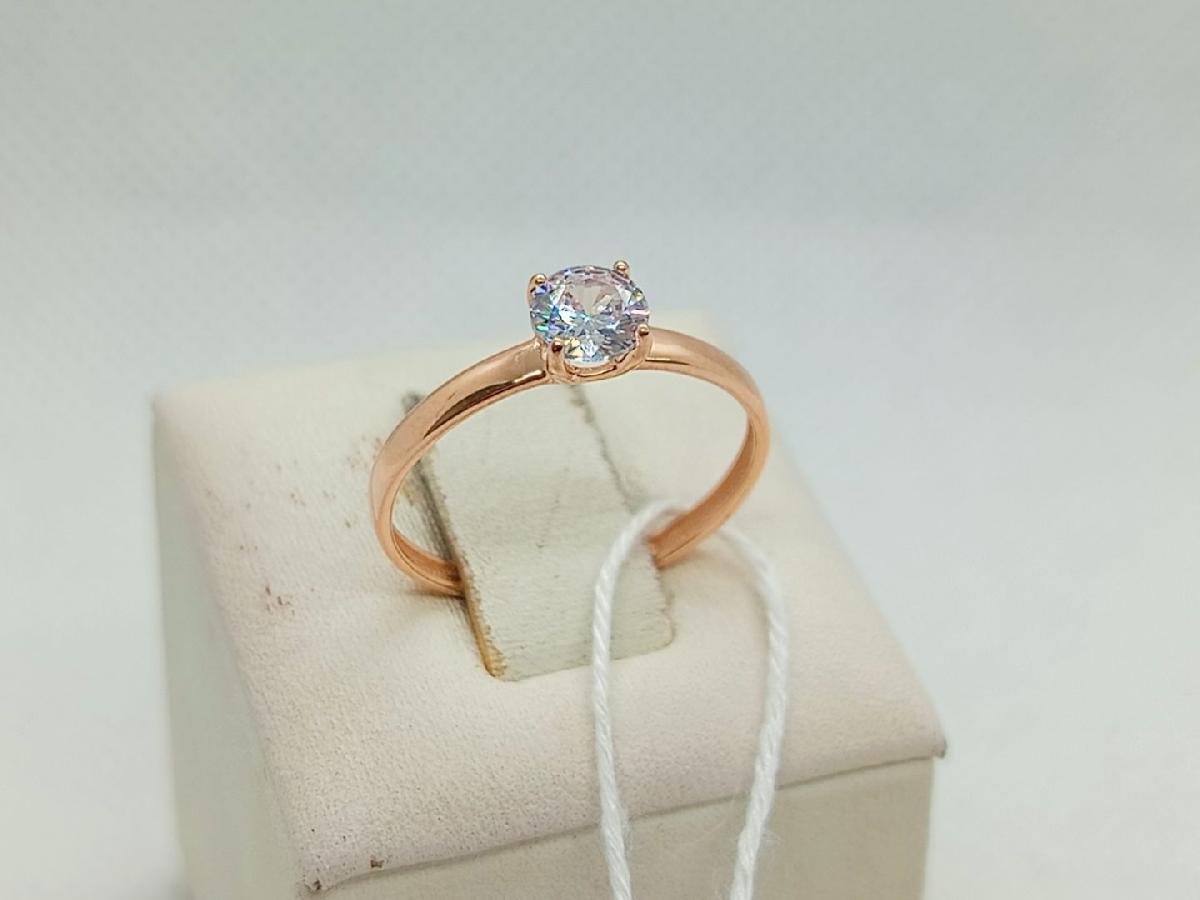 КОЛЬЦО С КАМНЕМ (Au 585)