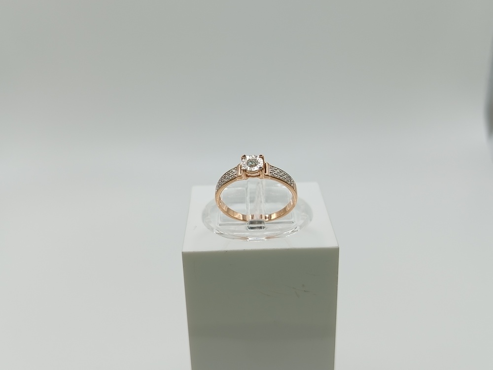 КОЛЬЦО БРИЛЛИАНТ Au 585