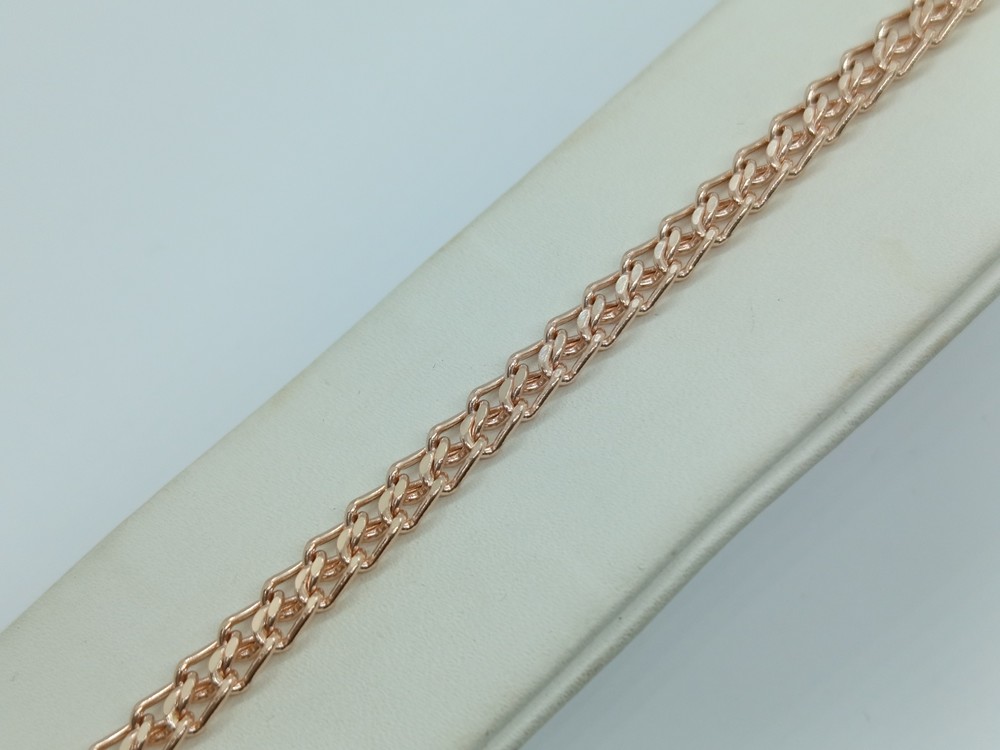 БРАСЛЕТ ПУСТОТЕЛЫЙ Царь (Au 585)