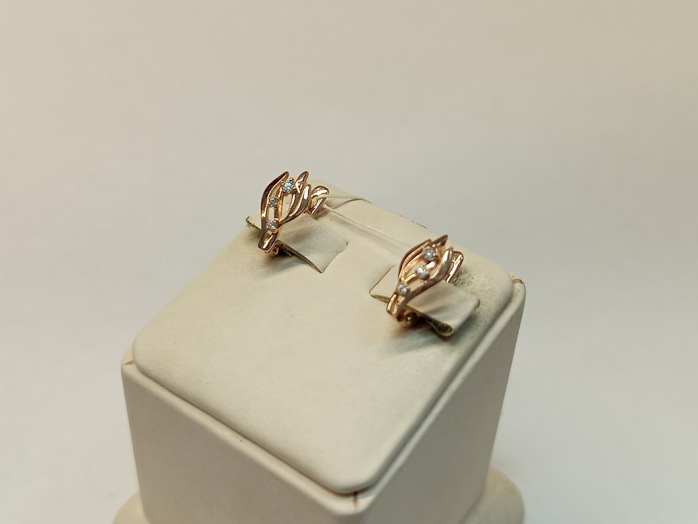 СЕРЬГИ С КАМНЯМИ (Au 585)