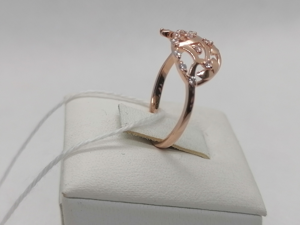 КОЛКМИ585 КОЛЬЦО С КАМНЯМИ (Au 585)