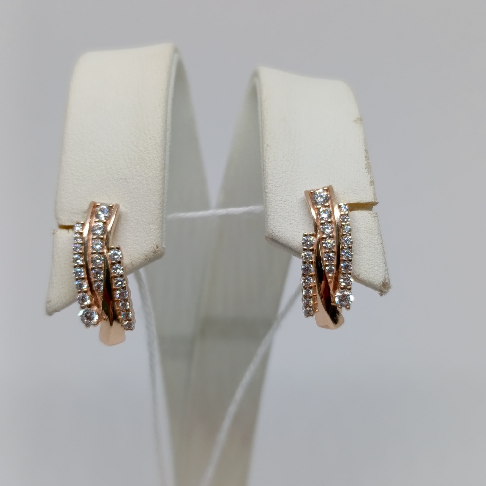 СЕРЬГИ С КАМНЯМИ (Au 585)