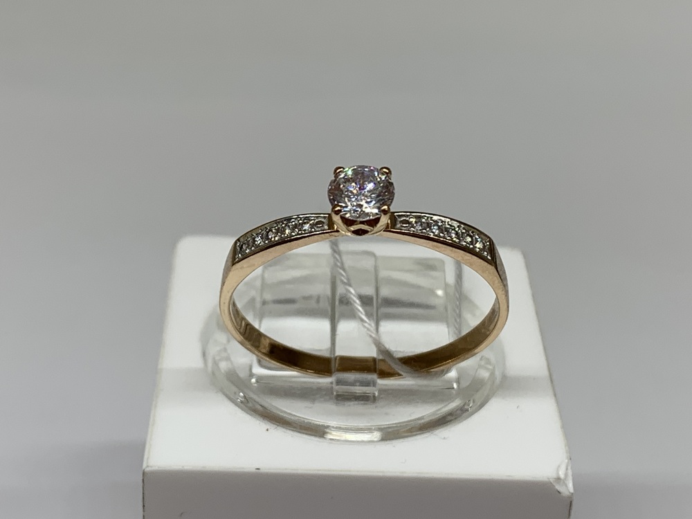 КОЛКМИ585 КОЛЬЦО С КАМНЯМИ (Au 585)