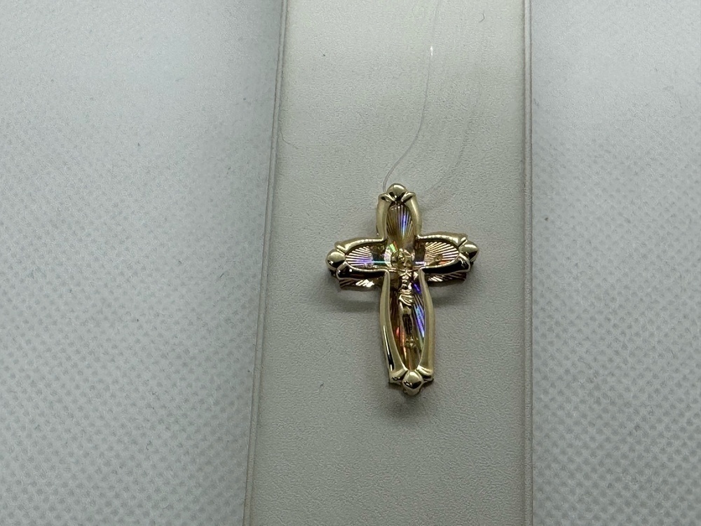 ПОДВЕСКА КРЕСТ без камня (Au 585)