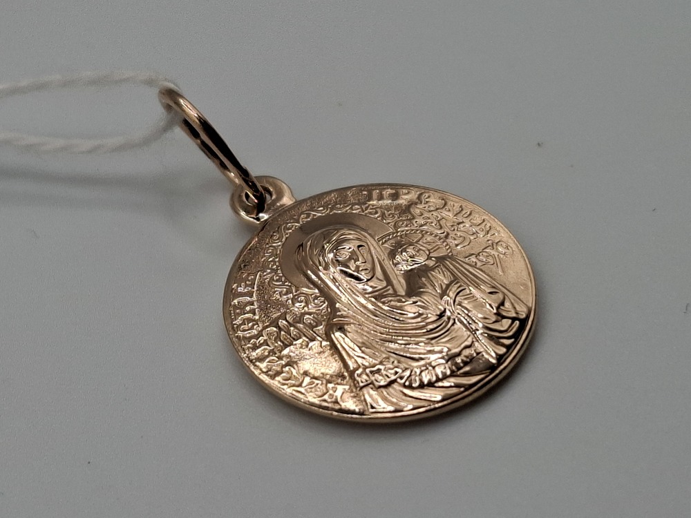 ПОДИБК585 ПОДВЕСКА ИКОНА БЕЗ КАМНЯ (Au 585)