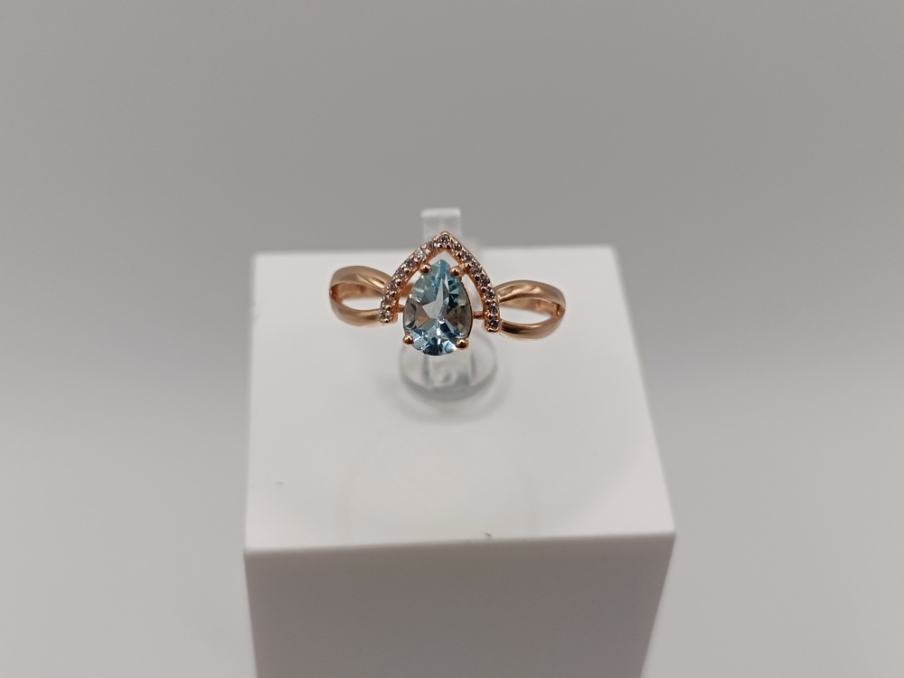 КОЛКМИ585 КОЛЬЦО С КАМНЯМИ (Au 585)