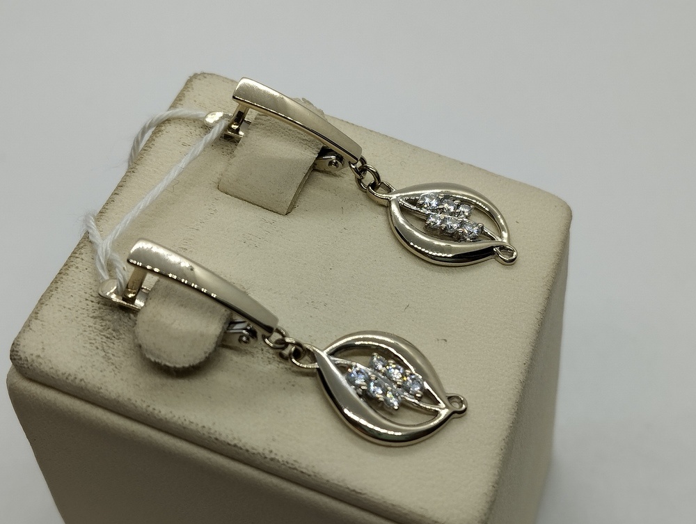 СЕРЬГИ С КАМНЯМИ (Au 585)