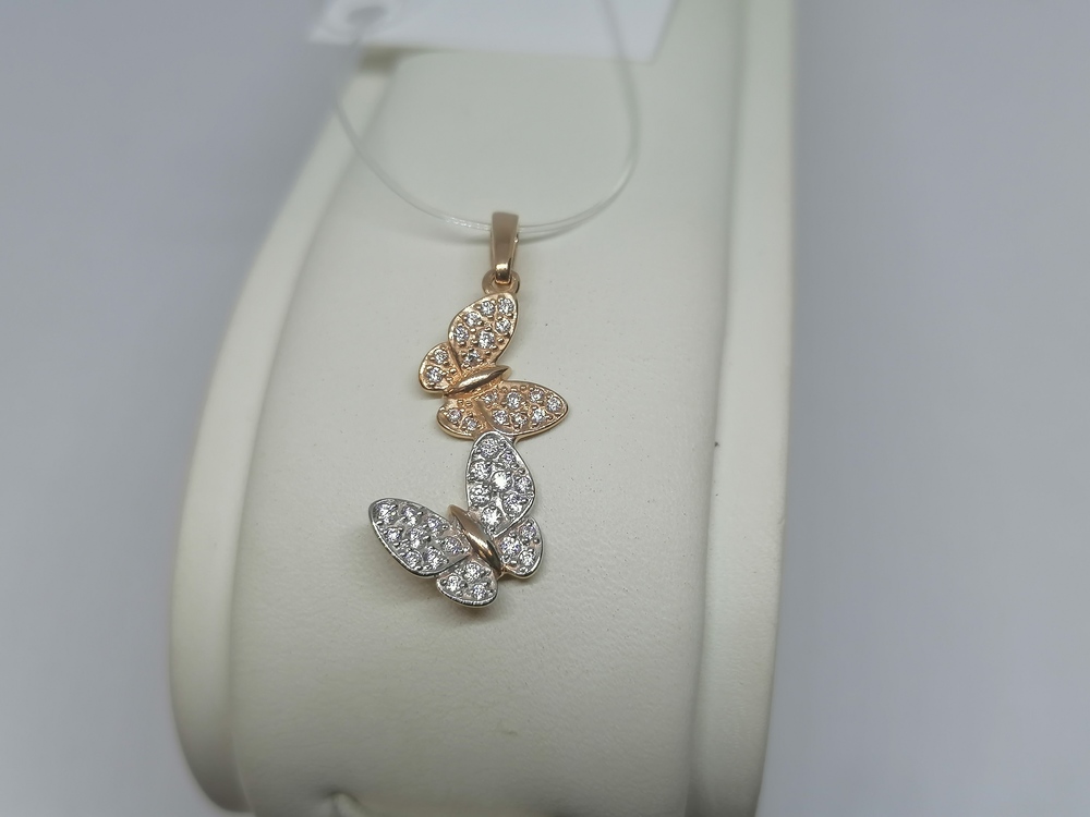 ПОДВЕСКА С КАМНЯМИ (Au 585)