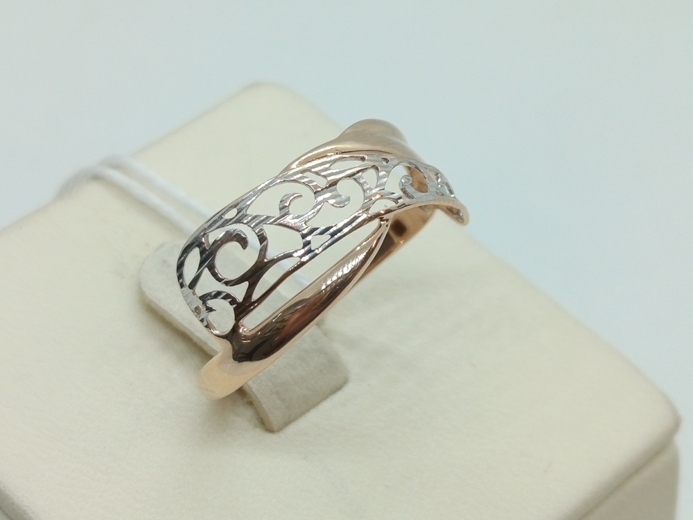 КОЛБКМ585 КОЛЬЦО БЕЗ КАМНЯ (Au 585)