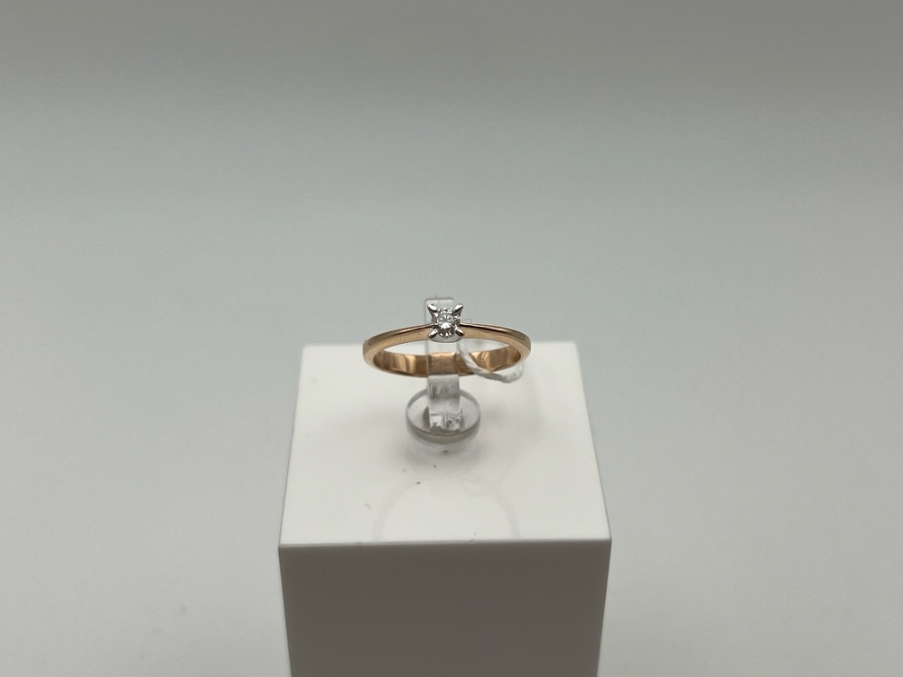 КОЛЬЦО БРИЛЛИАНТ Au 585