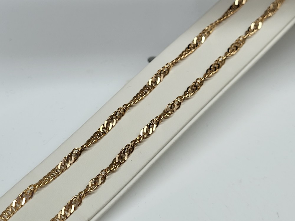 ЦЛСИ585 ЦЕПЬ ПОЛНОВЕСНАЯ Сингапур (Au 585)