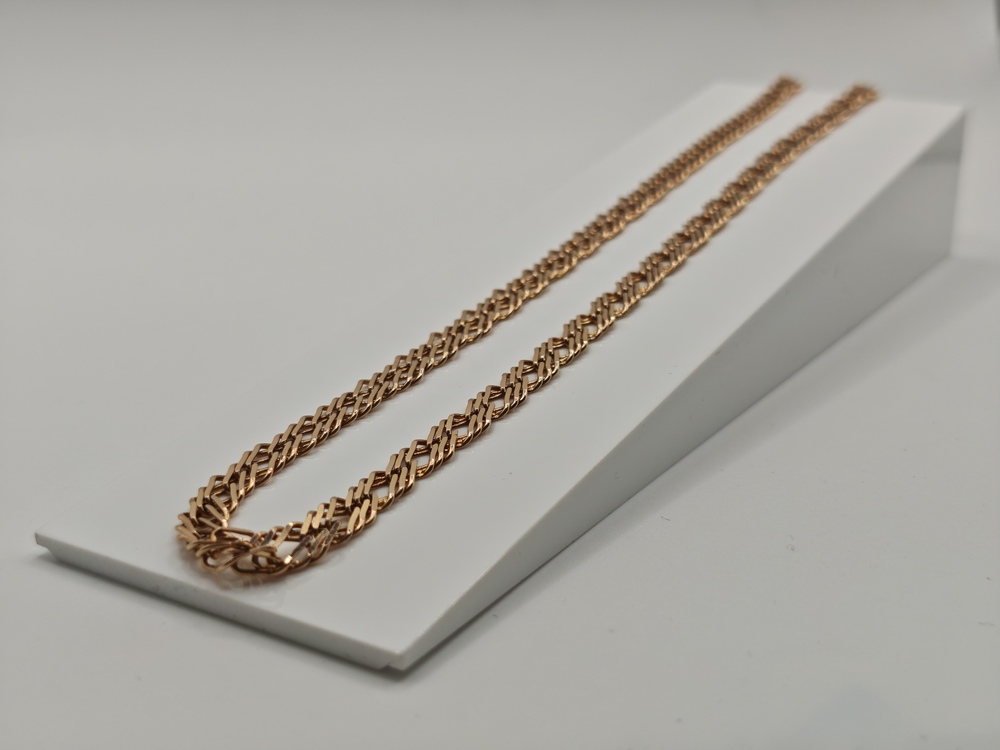 ЦЛР3585 ЦЕПЬ ПОЛНОВЕСНАЯ Ромб тройной (Au 585)