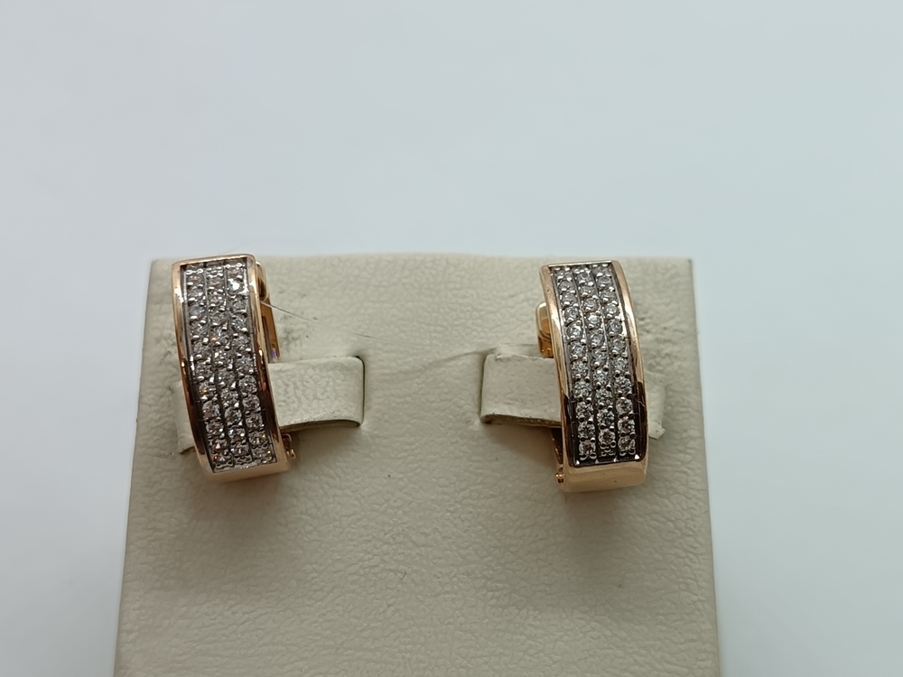 СЕРЬГИ С КАМНЯМИ (Au 585)