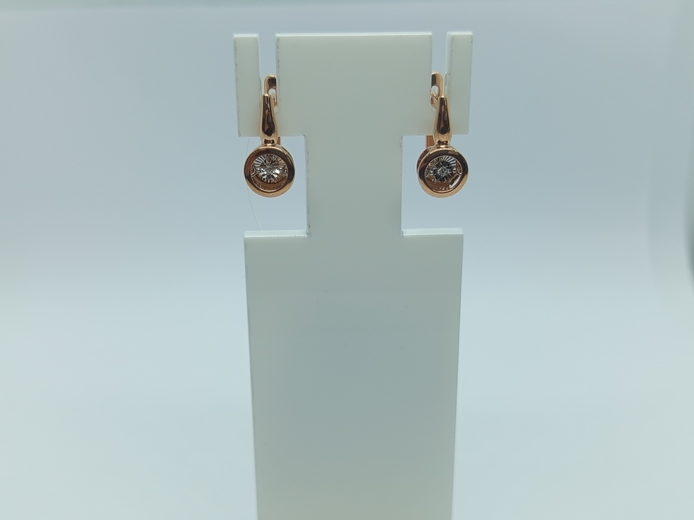 СЕРЬГИ БРИЛЛИАНТ (Au 585)