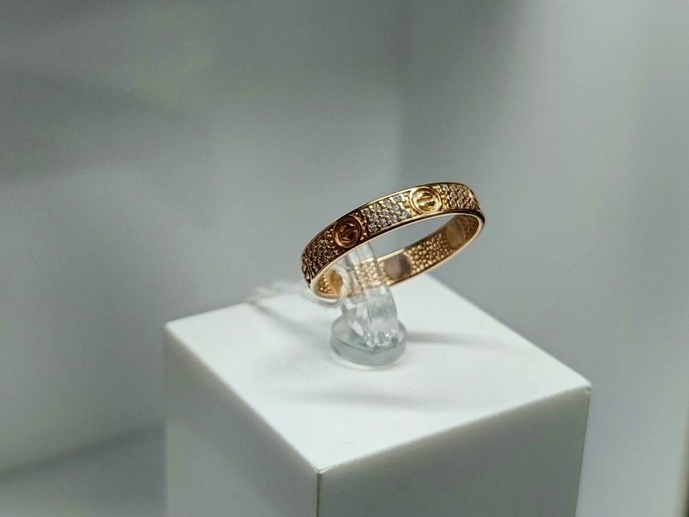 КОЛКМИ585 КОЛЬЦО С КАМНЯМИ (Au 585)