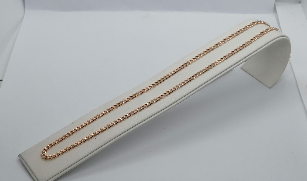 8080002П-50 ЦЕПЬ ПУСТОТЕЛАЯ Панцирное (Au 585)