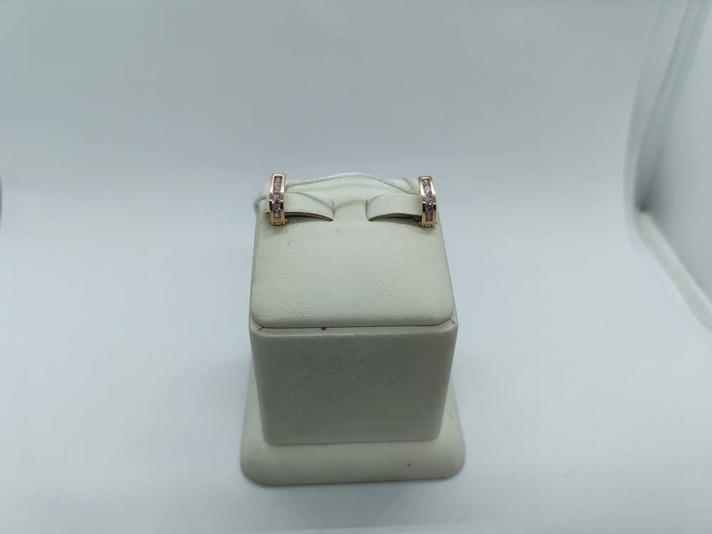 СКМИ585 СЕРЬГИ С КАМНЯМИ (Au 585)