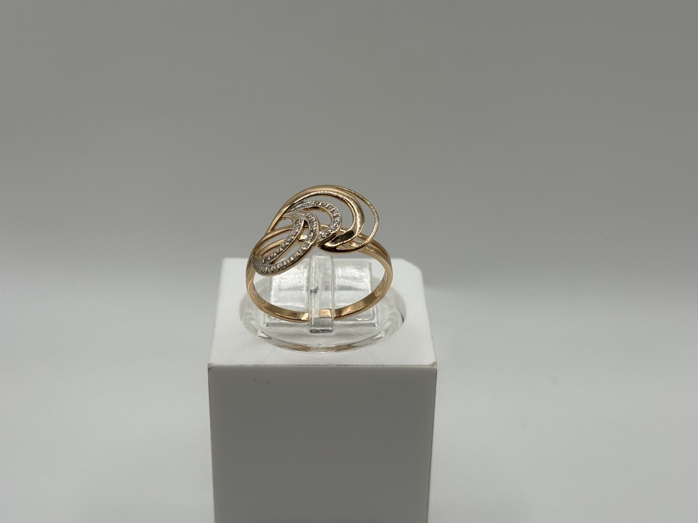 КОЛКМИ585 КОЛЬЦО С КАМНЯМИ (Au 585)