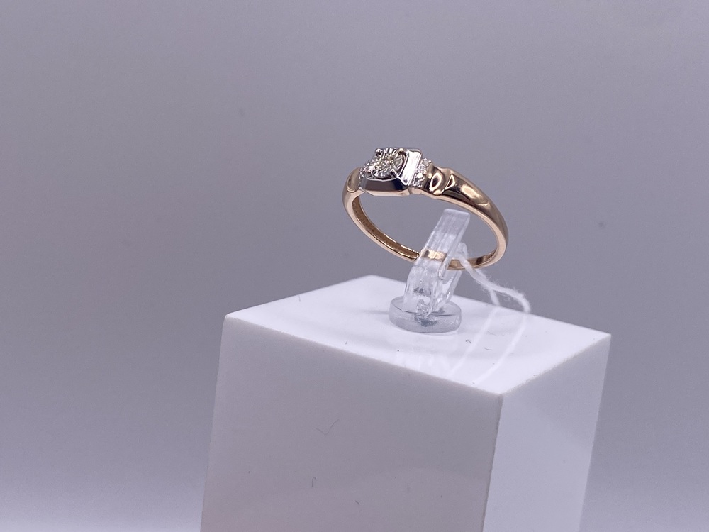 КОЛЬЦО БРИЛЛИАНТ Au 585