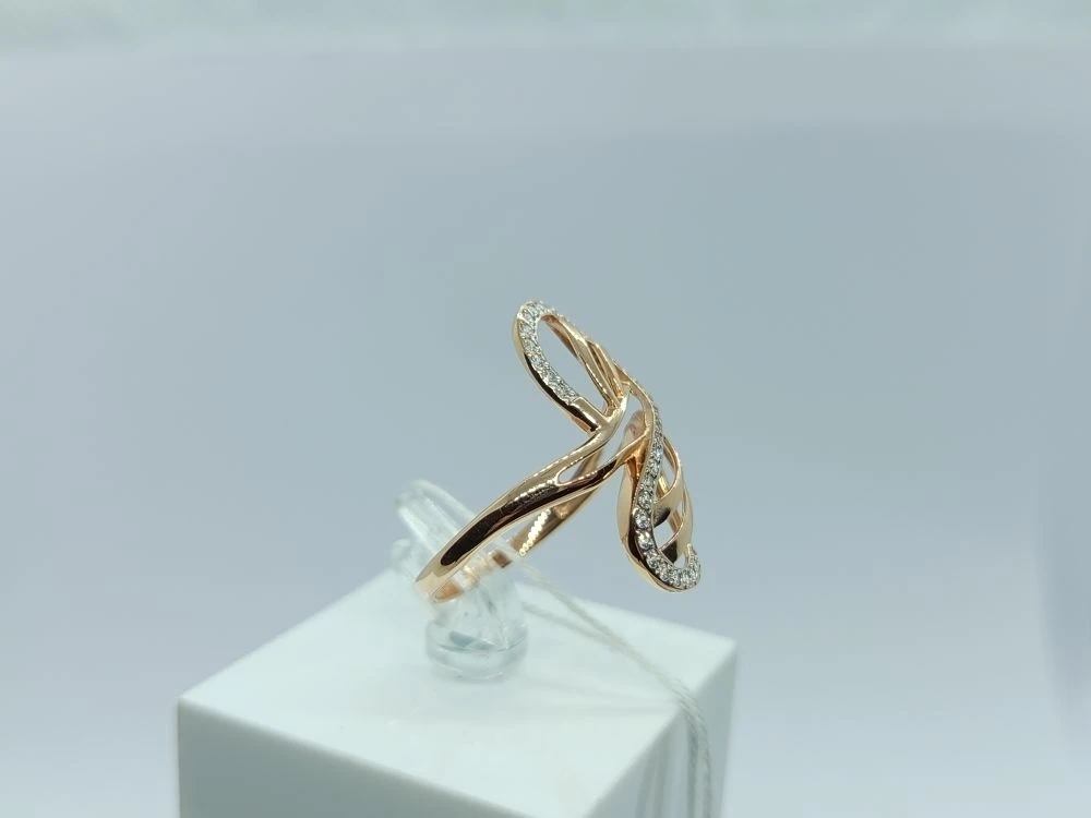 КОЛКМИ585 КОЛЬЦО С КАМНЯМИ (Au 585)