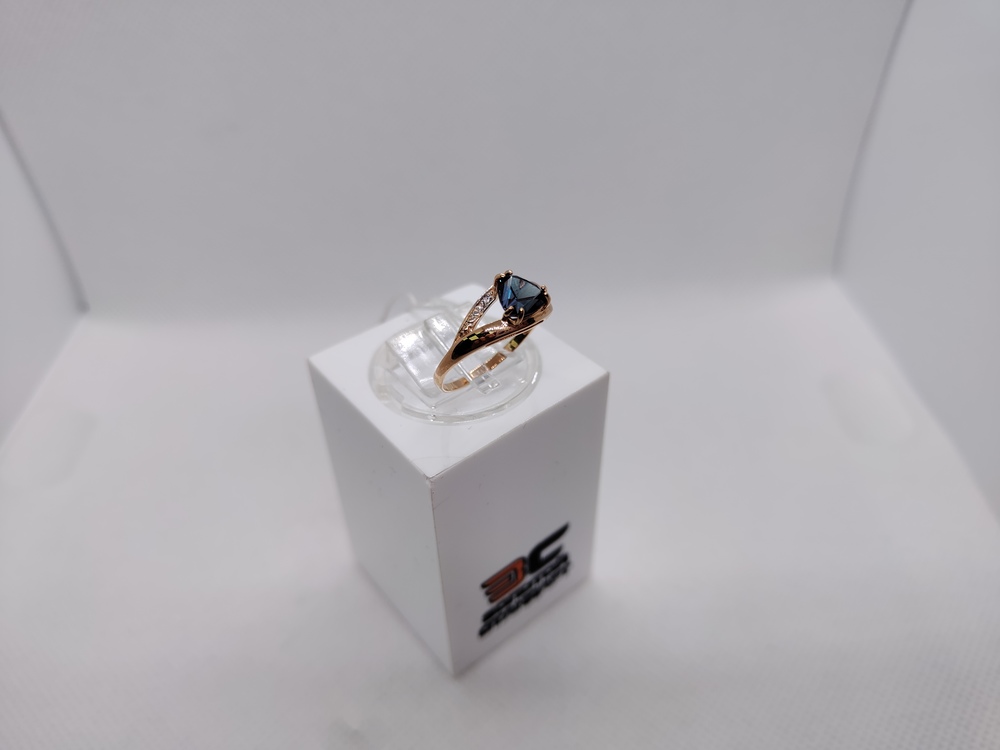 КОЛКМИ585 КОЛЬЦО С КАМНЯМИ (Au 585)