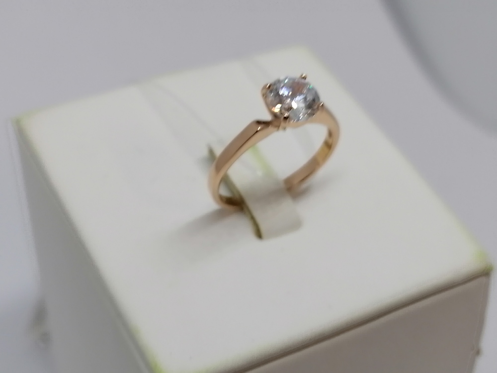 КОЛЬЦО С КАМНЕМ (Au 585)