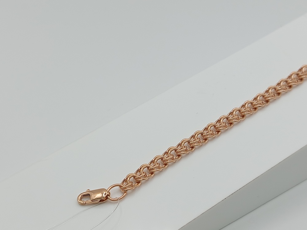 БРАСЛЕТ ПУСТОТЕЛЫЙ Бисмарк (Au 585)