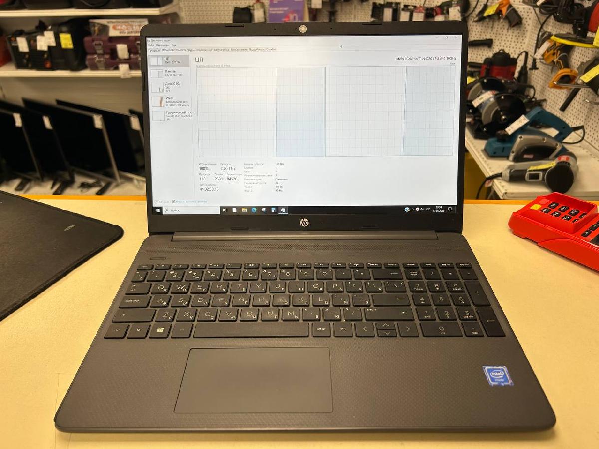Ноутбук HP 11; Celeron N4020, HD Graphics, 4 Гб, 128 Гб, Нет