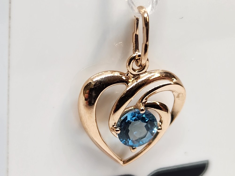 ПОДКМ585 ПОДВЕСКА С КАМНЕМ (Au 585)