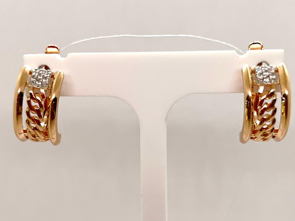 СЕРЬГИ С КАМНЯМИ (Au 585)