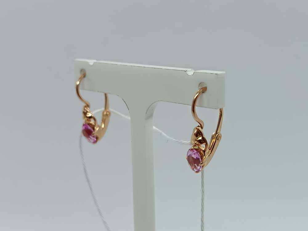 СЕРЬГИ С КАМНЕМ (Au 583)