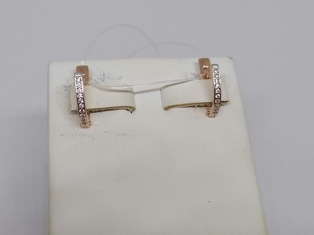 СЕРЬГИ С КАМНЯМИ (Au 585)