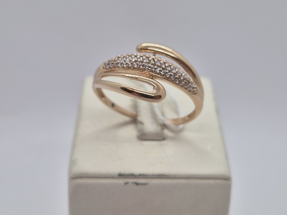 КОЛКМИ585 КОЛЬЦО С КАМНЯМИ (Au 585)