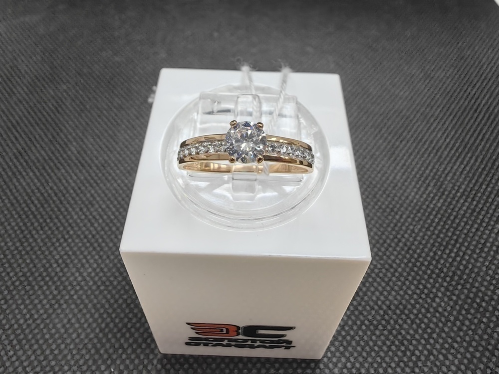 КОЛКМИ585 КОЛЬЦО С КАМНЯМИ (Au 585)