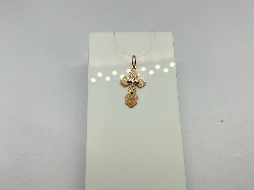 ПОДВЕСКА КРЕСТ (Au 585)