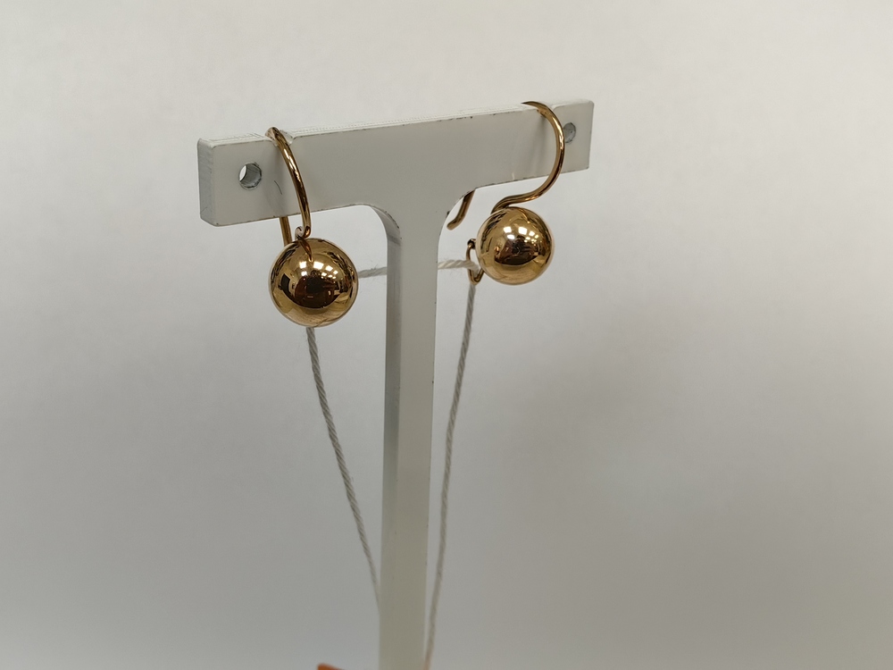 СШР583 СЕРЬГИ ШАРЫ (Au 583)