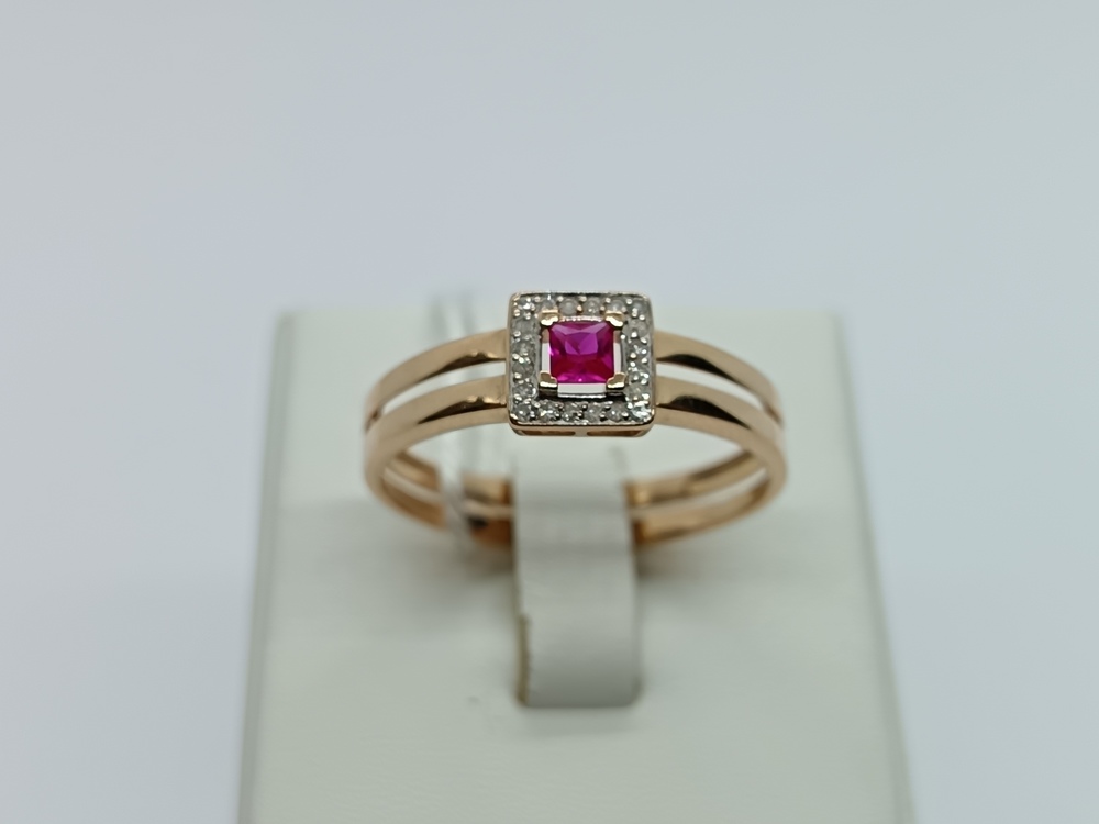 КОЛЬЦО БРИЛЛИАНТ Au 585