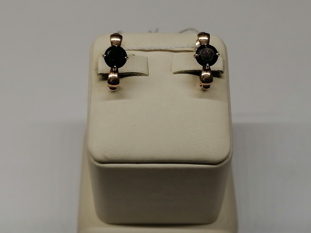 СЕРЬГИ С КАМНЯМИ (Au 585)