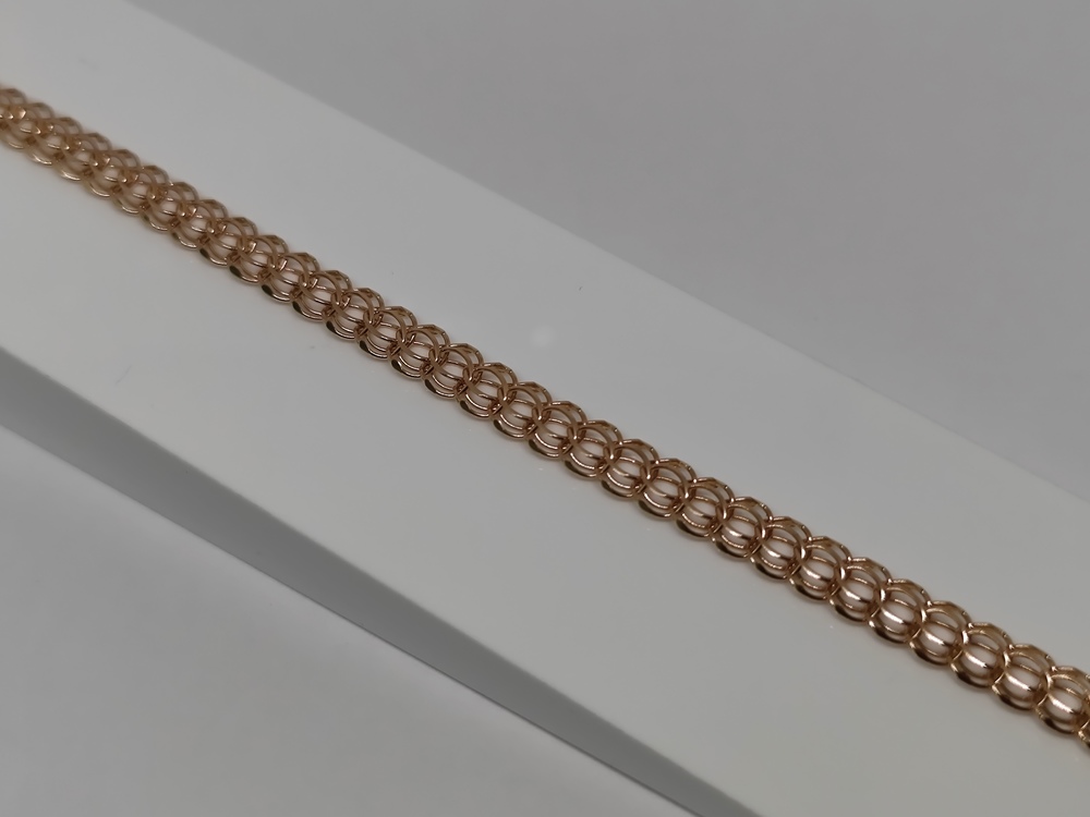 БРАСЛЕТ ПОЛНОВЕСНЫЙ Итальянка Au 585