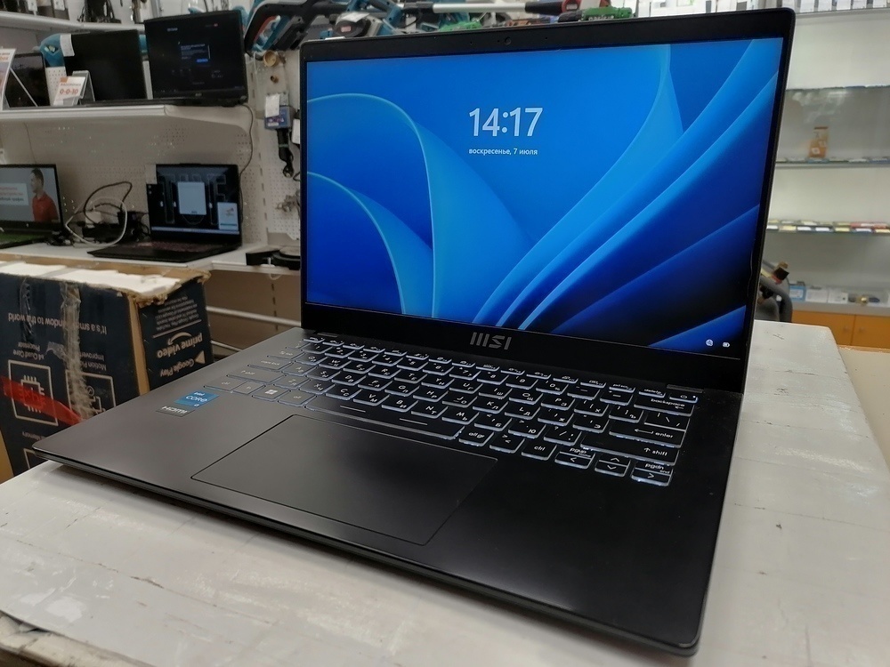 Ноутбук MSI Modern 15; Core i3-1215U, Intel UHD Graphics, 8 Гб, 256 Гб, Нет