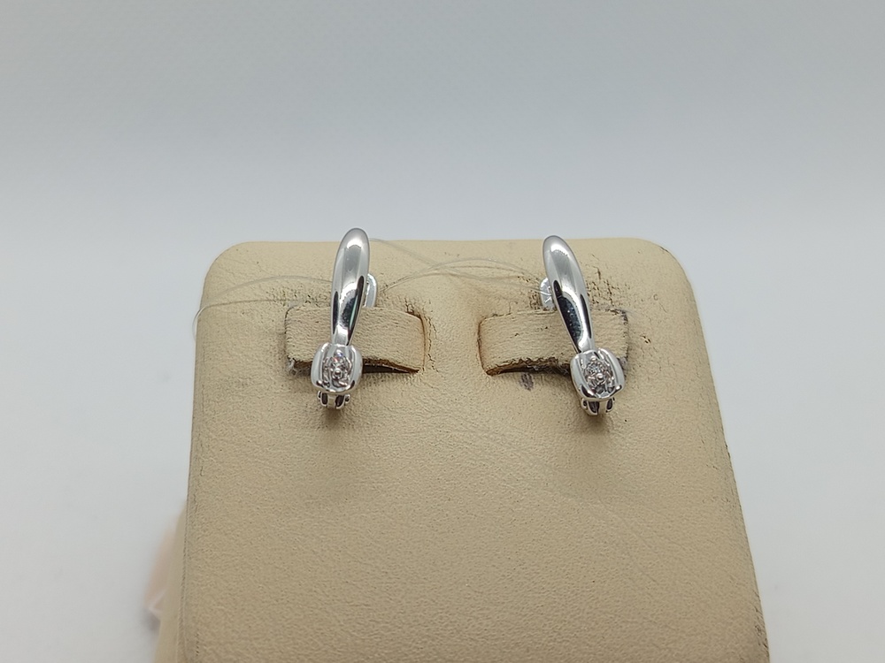 СЕРЬГИ БРИЛЛИАНТ (Ag 925)