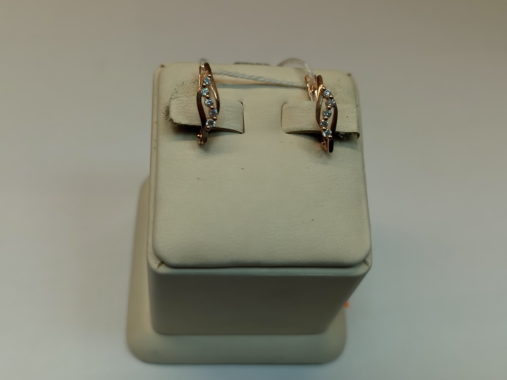 СЕРЬГИ С КАМНЯМИ (Au 585)