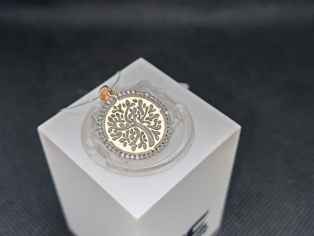 ПОДВЕСКА С КАМНЯМИ (Au 585)