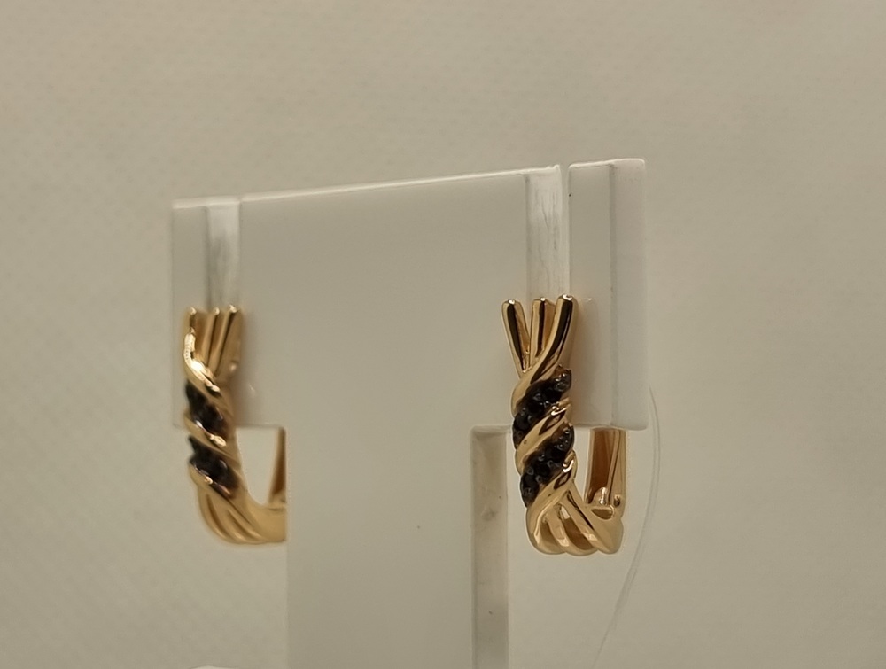 СЕРЬГИ С КАМНЯМИ (Au 585)