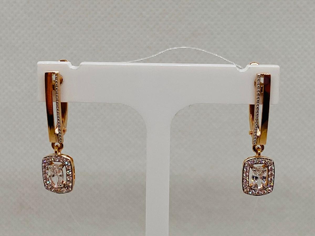 СЕРЬГИ С КАМНЯМИ (Au 585)