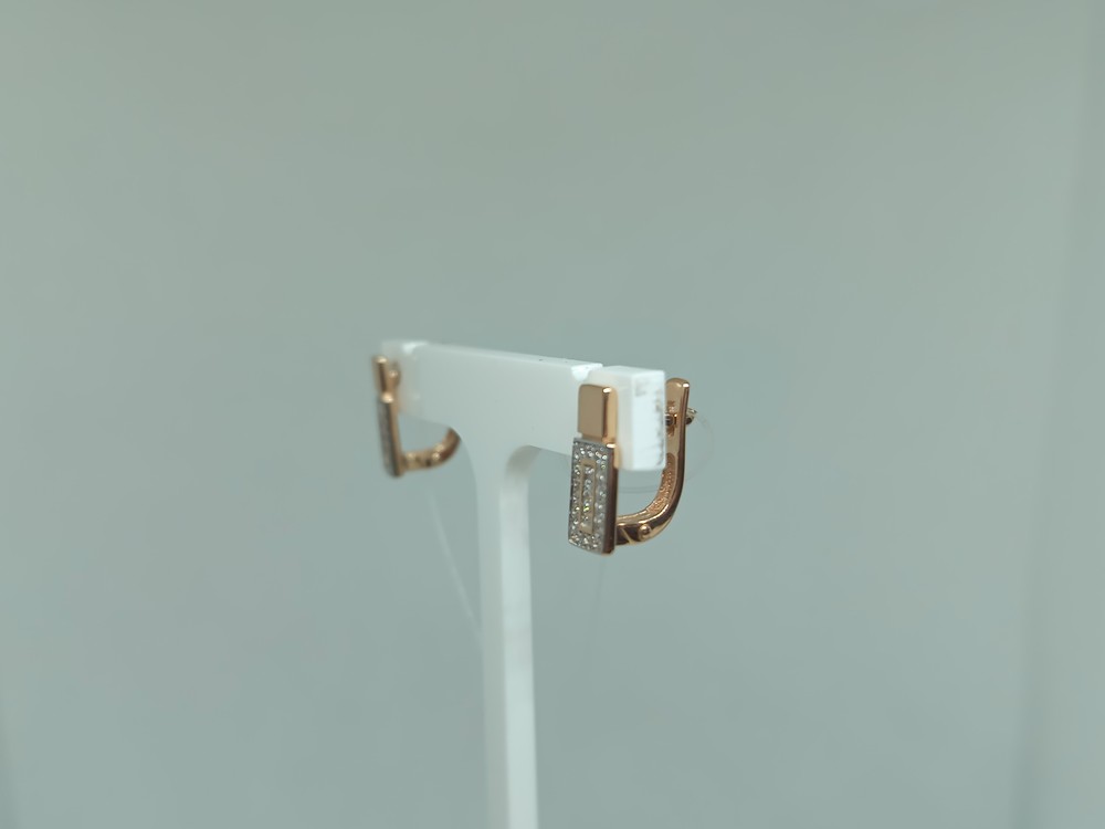 СЕРЬГИ С КАМНЯМИ (Au 585)